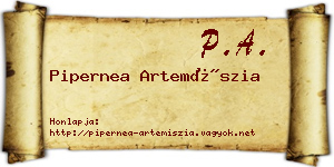Pipernea Artemíszia névjegykártya